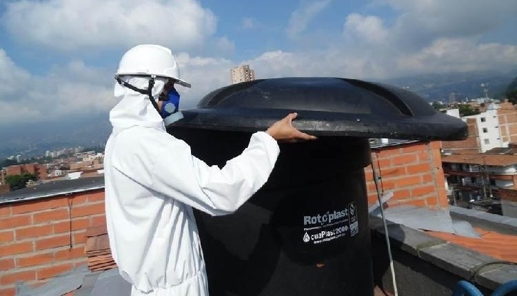 fumigación de cisternas de agua